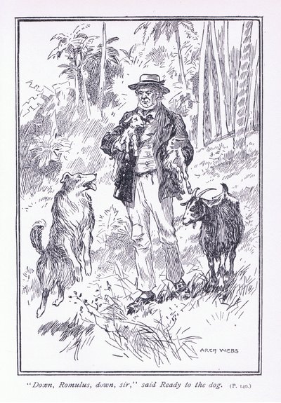 Descends Romulus, descends monsieur, dit Ready au chien, années 1900 - Archibald Webb