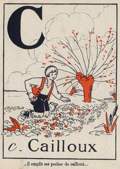 Lettre C : « Cailloux », dans L