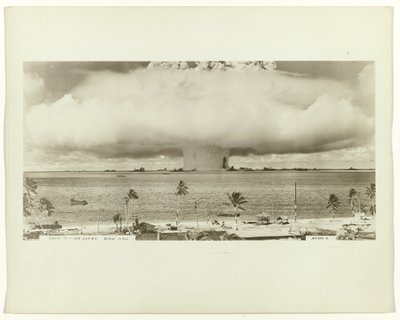 Test de bombe atomique pendant l