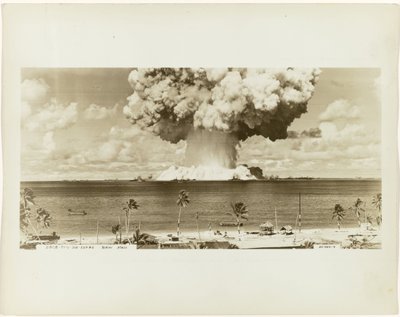 Test de bombe atomique pendant l