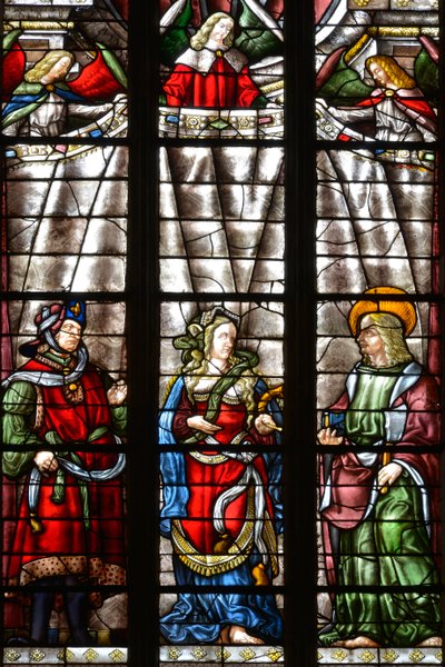 Le prophète Daniel, Sibylle Cimmérienne et Saint Matthieu l