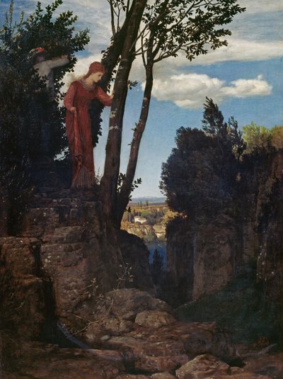 Paysage typique des environs de Florence - Arnold Böcklin