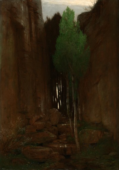 Une source dans une gorge étroite - Arnold Böcklin