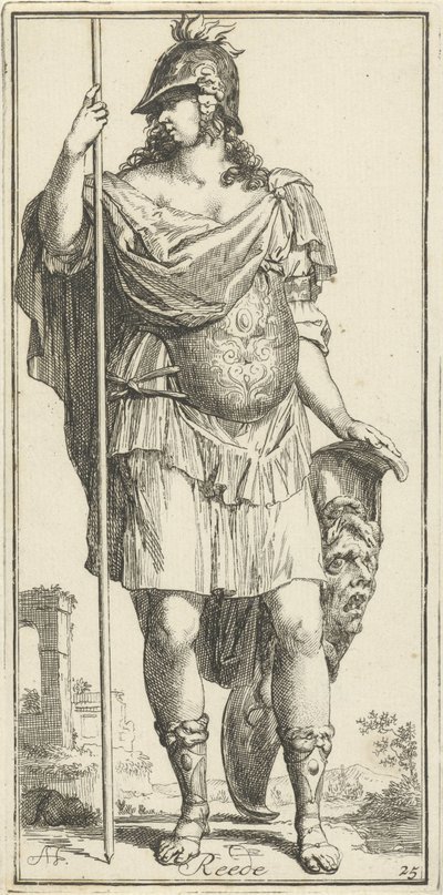 Minerve comme personnification de la raison - Arnold Houbraken