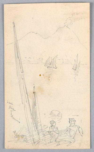 Dernier aperçu du Vésuve - Arnold William Brunner