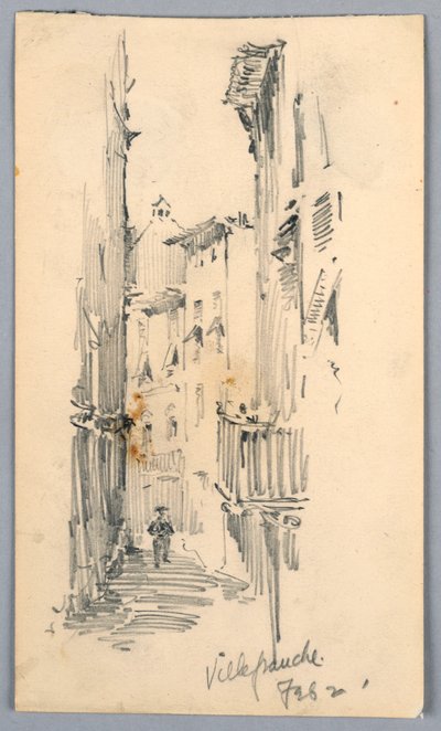 Rue à Villefranche - Arnold William Brunner