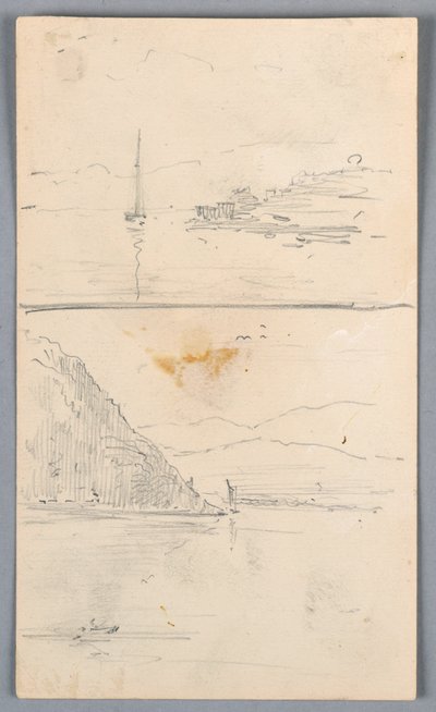 Deux esquisses de crêtes - Arnold William Brunner