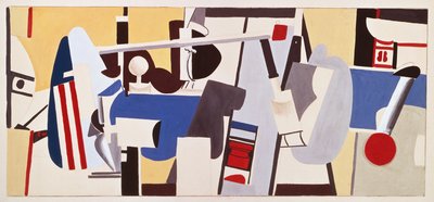 Étude pour une fresque pour le bâtiment administratif, Aéroport de Newark, New Jersey - Arshile Gorky