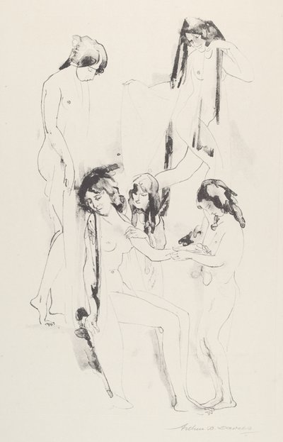 Remous de mélodies ombragées - Arthur B. Davies