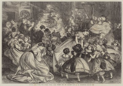 Oncle John avec les jeunes, tous des prix et pas de blancs ! - Arthur Boyd Houghton