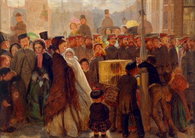 Volontaires en marche - Arthur Boyd Houghton