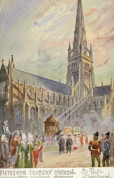 Londres au XVe siècle - Cour de l