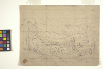 Étude pour paysage montagneux - Arthur Clifton Goodwin