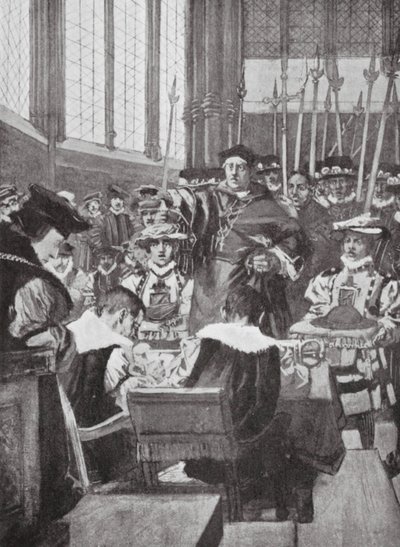 Une intrusion de Wolsey dans les Communes - Arthur David (after) McCormick