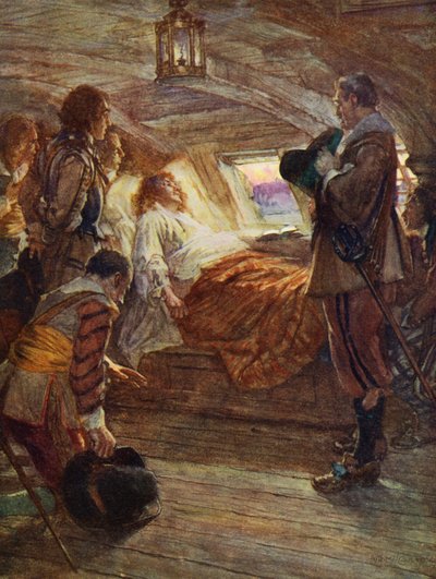 La mort de Sir Francis Drake - Arthur David (after) McCormick