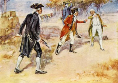 Duel entre Warren Hastings et Philip Francis - Arthur David McCormick