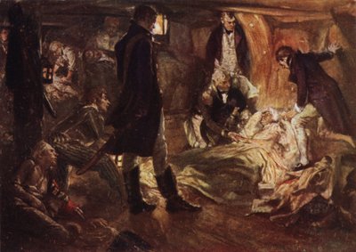 Nelson mourant dans le cockpit du Victory - Arthur David McCormick