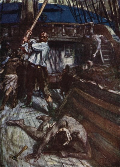 Tomba abattu par le capitaine du négrier - Arthur David McCormick