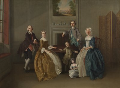 Groupe familial, 1756 - Arthur Devis