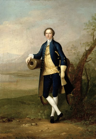 Gentleman avec un canon - Arthur Devis