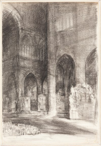 Une nef de cathédrale - Arthur Frederick Payne
