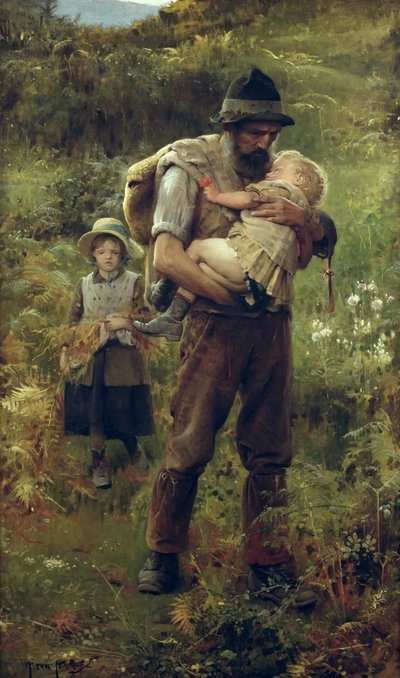 Un lourd fardeau - Arthur Hacker
