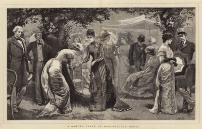 Une fête dans le jardin à Marlborough House - Arthur Hopkins