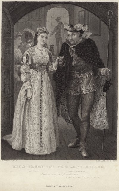 Le roi Henri VIII et Anne Bullen - Arthur Hopkins