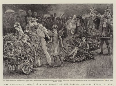 La Fête florale des enfants et le défilé aux Jardins botaniques, Regent
