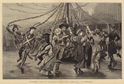 Vie hivernale au Canada, un carnaval de patinage à Ottawa - Arthur Hopkins