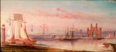 Earl Grey Dock, avec le navire 