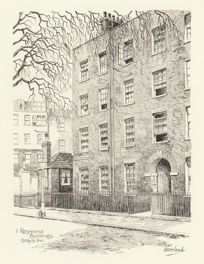 1 Raymond Buildings, Gray