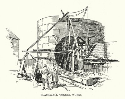 Travaux du tunnel de Blackwall - Arthur Moreland