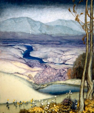 Paysage, vers 1920 - Arthur Rackham