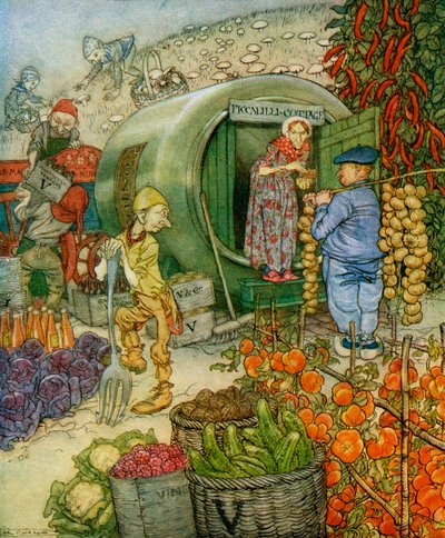 M. et Mme Vinaigre chez eux, de 