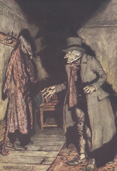 Personne sous le lit... - Arthur Rackham