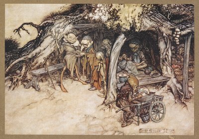 Pour faire des manteaux à mes petits elfes. Une scène de 