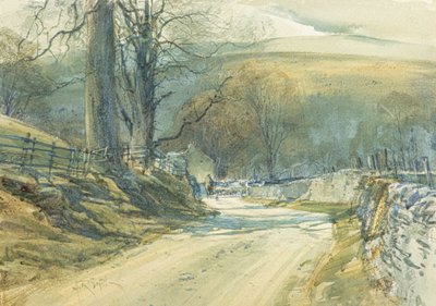 La route sinueuse, Upper Wharfedale - Arthur Reginald Smith
