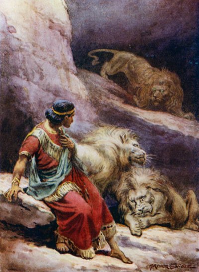 Daniel dans la fosse aux lions - Arthur Twidle