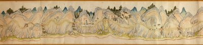 16 000. fourni. Orienté avec le nord à droite. Relief montré picturalement. Vue à vol d
