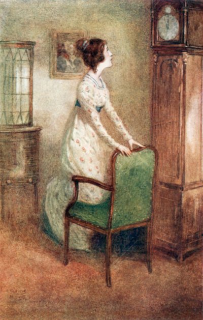 Illustration pour Northanger Abbey de Jane Austen - Arthur Wallis Mills