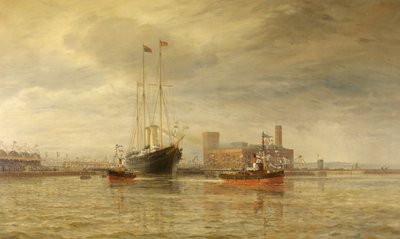 Ouverture du Royal Edward Dock, Avonmouth, 9 Juillet - Arthur Wilde Parsons