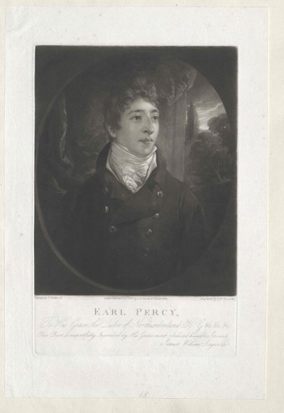 3e duc de Northumberland Percy (empreinte) - Artist Unknown