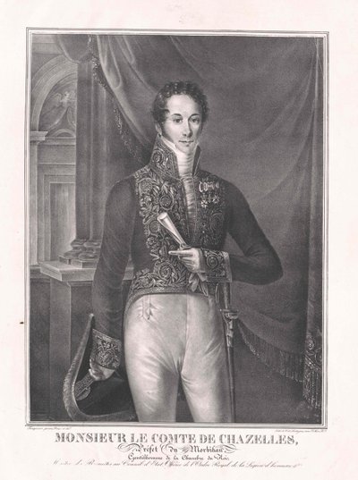 Augustin-Jean-Baptiste-Louis-Marie Comte Chazelles - Artist Unknown