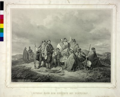 Bivouac après le combat à Schwechat - Artist Unknown