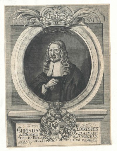 Christian Lorenz Adlershelm (impression) - Artist Unknown