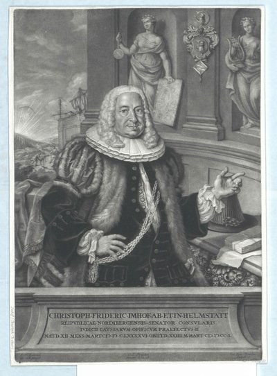 Christoph Frederick Imhof - Artist Unknown
