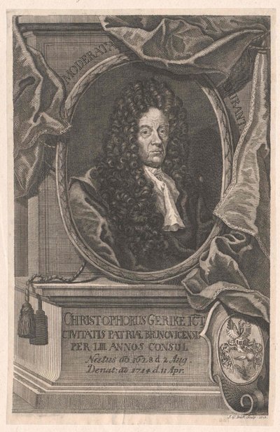 Christoph Gericke (print) - Artist Unknown