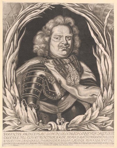 Électeur de Saxe Johann George III - Artist Unknown