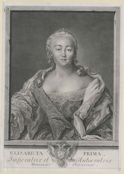 Impératrice de Russie Elisabeth - Artist Unknown